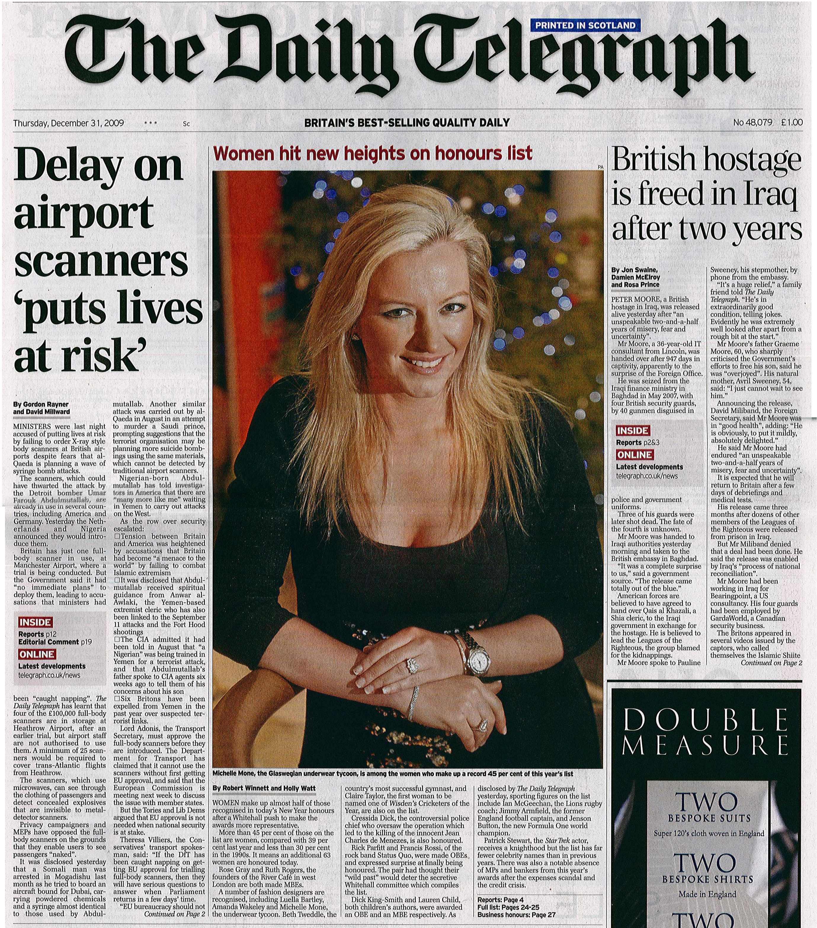The-Daily-Telegraph_Michelle-Mone-OBE-Thu31stDec09