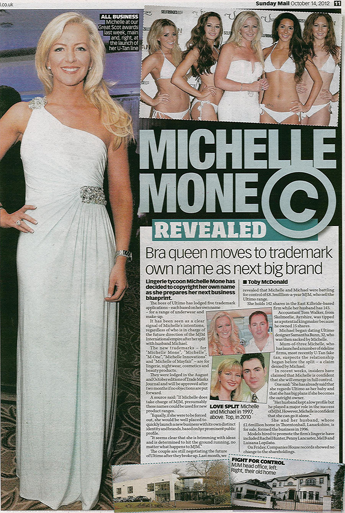 Sunday-Mail-MichelleMone-Sunday14thOctober2012